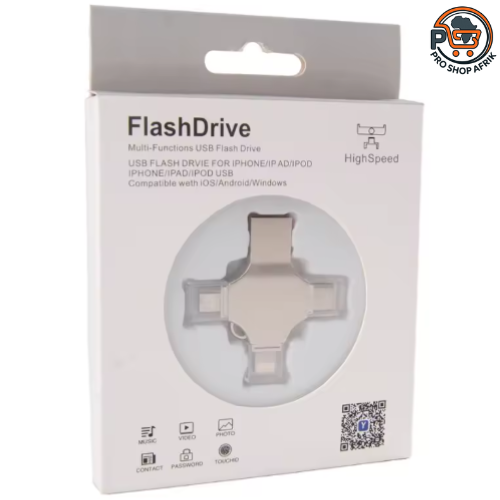 Clé USB 4-en-1 Ultra Pratique – Transfert Rapide USB 3.0 pour Téléphone et Ordinateur